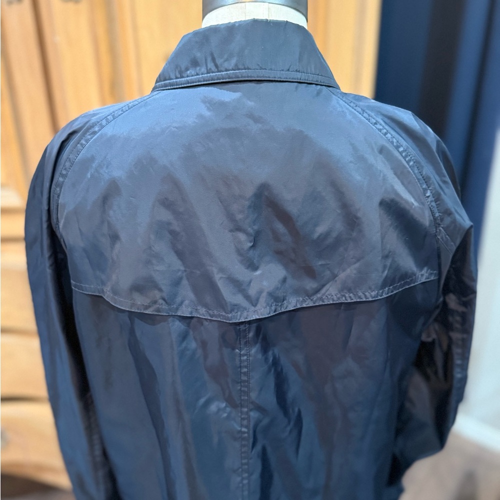 Burberry Dark Blue Windbreaker Trench Coat - Picture 5 of 12